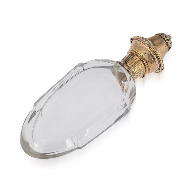 19th Century French 18k Gold Mounted Scent Perfume Bottle, 1890s For Sale - Image 16 of 16