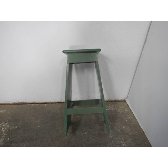 Wood Stool in Fir, 1960 For Sale - Image 7 of 10