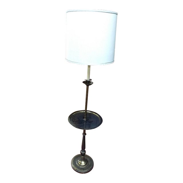 Vintage Artemis Studio Attributed Brass Floor Lamp For Sale