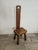 French Brutalist Oak Side Chair, 1965 For Sale - Image 4 of 9