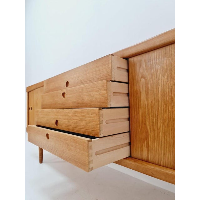 Danish Oak Sideboard by H.W. Klein for Bramin, 1960s For Sale - Image 6 of 11