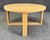 Modern Round Maple Coffee Table Attributed to Leisters Furniture For Sale - Image 3 of 7