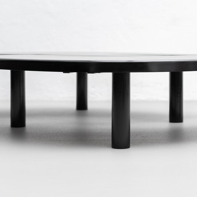 Special Black Edition T22 Table by Pierre Chapo For Sale - Image 6 of 18
