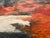 Mid 20th Century Color Saturated Mixed Media Abstract Floral Still Life on Fibrous Hand Made Paper C.1970 For Sale - Image 10 of 12