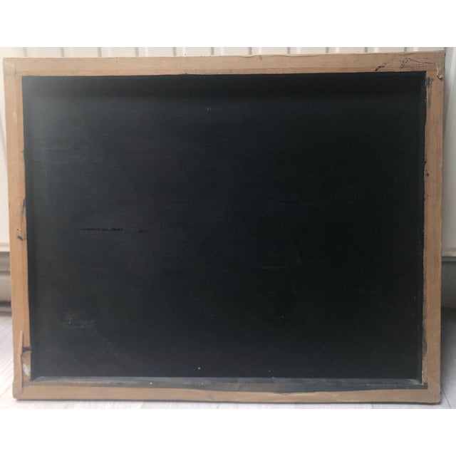 Antique Original Painting Abstraction, Portrait around BISSIÈRE This piece is attributed to the mentioned designer/maker....