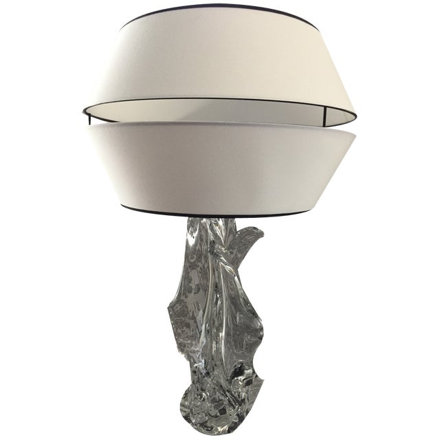 Bubble Crystal Desk Lamp by Robert Schneider, Paris, 1960s For Sale