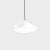 Daniel Becker 'Emily II' pendant lamp in matte white for Moss Objects. Designed by Berlin luminary Daniel Becker and...