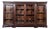 Large 19th Century English Mahogany Glazed Breakfront Bookcase, 1880 For Sale