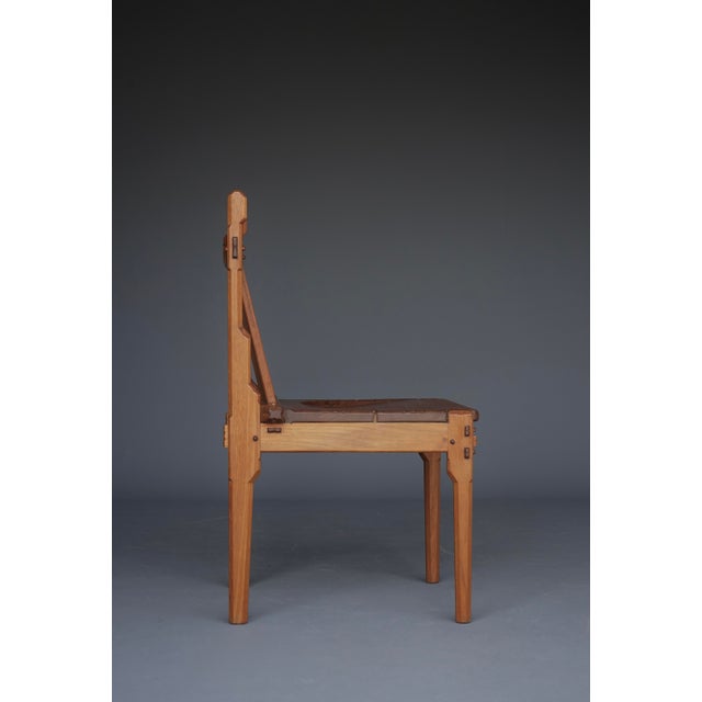Dutch Traditionalist Amsterdam School Side Chairs by Alexander Kropholler, 1930s, Set of 2 For Sale - Image 3 of 18