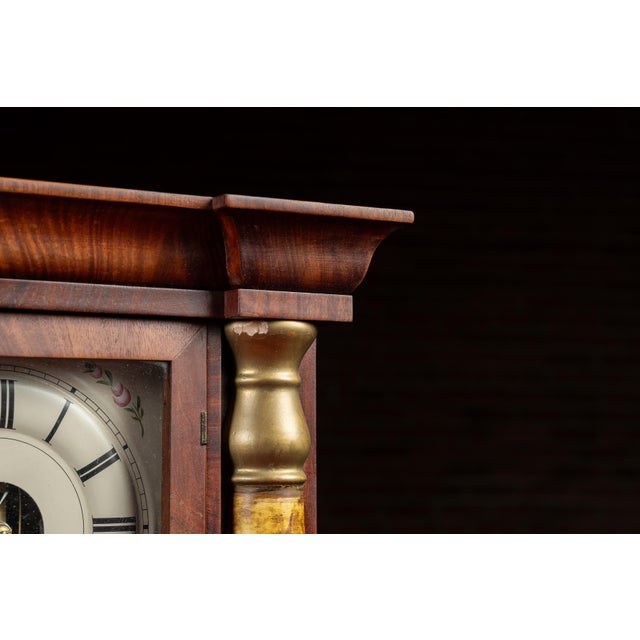 Mid-19th Century Seth Thomas Triple Decker Empire Clock For Sale - Image 9 of 14