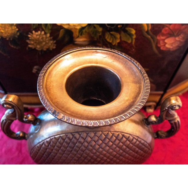 Interlude Home Interlude Home Bronze Floor Vase For Sale - Image 4 of 8