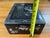 Large Vintage Asian Black Lacquer Box With Mother of Pearl Inlay & Calligraphy For Sale - Image 9 of 9