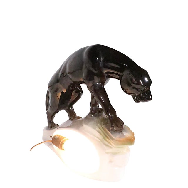 Mid-Century Modern 1950s Mid Century Modern Panther Tv Lamp by Lane & Co. For Sale - Image 3 of 12