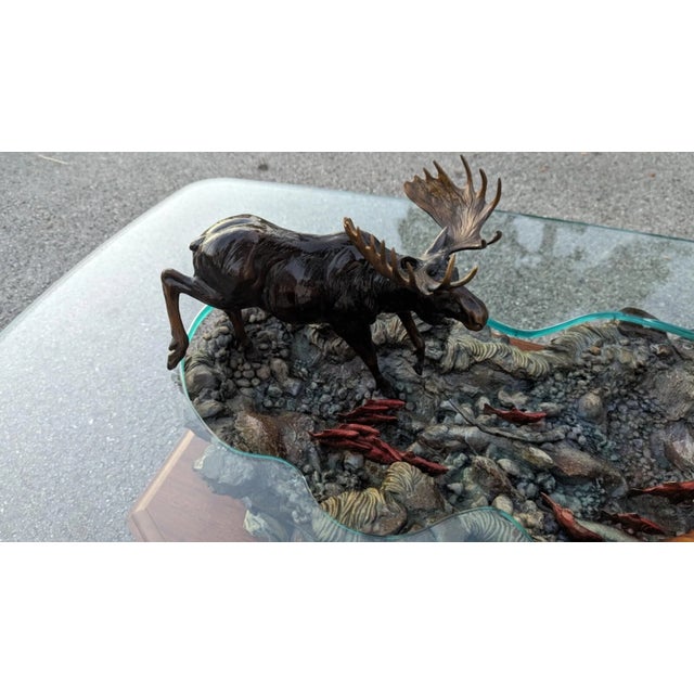 Bronze Dennis Jones Bronze Sculpture Yukon Fountain Coffee Table Limited Edition For Sale - Image 8 of 18