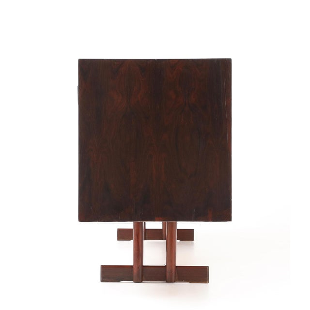Brazilian Modern Rosewood Credenza With Bow Design by Novo Rumo, Brazil, 1960s For Sale - Image 17 of 17