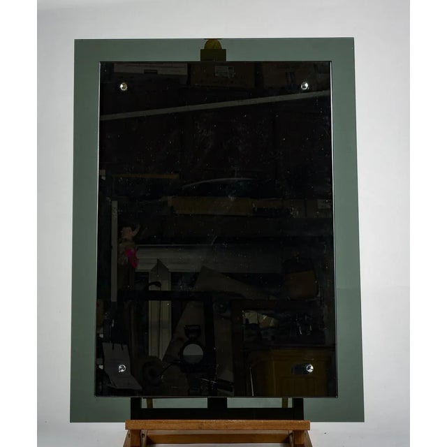 Mirror with Smoked Glass and Embossing, 1970s For Sale - Image 9 of 9