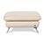 Beige Leather Rossini Ottoman from Koinor For Sale - Image 11 of 12