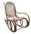 Bentwood and Wicker Rocking Chair from Thonet, 1930s For Sale