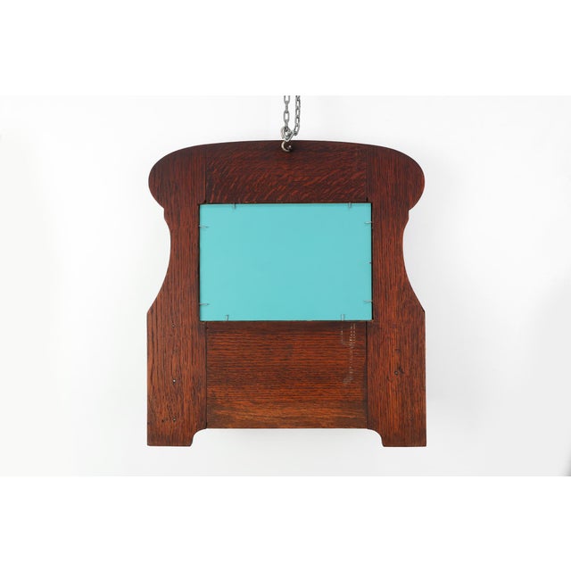 Art Nouveau Letter Holder in Oak, France, 1910s For Sale - Image 10 of 12