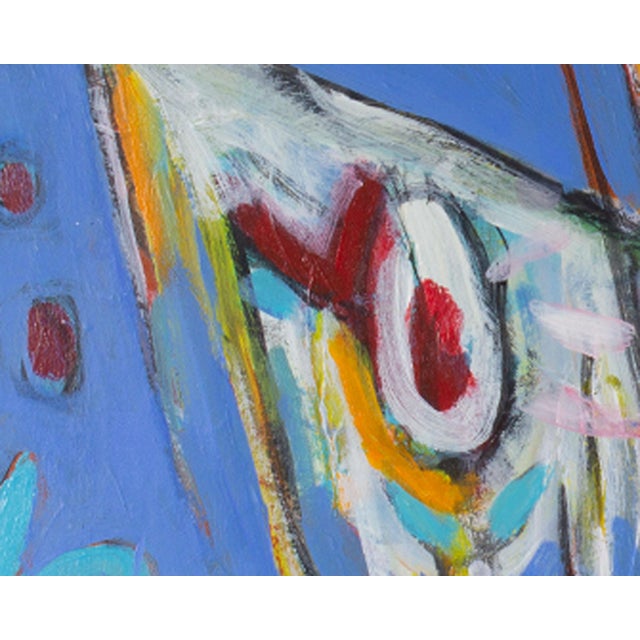 2010s 2010 “Molting Man” Abstract Mixed Media Painting by James L. Bruch For Sale - Image 5 of 9