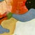 Lee Cox "Fandango" Acrylic on Canvas, Square Abstract Collage Painting in Orange, 2025 For Sale In Monterey, CA - Image 6 of 8