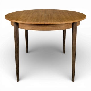 Scandinavian Teak Table with Extension For Sale