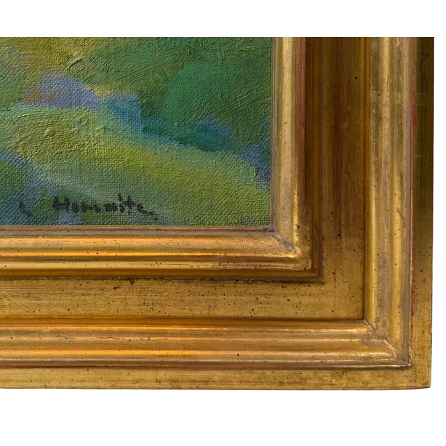 Mid-Century Modern 1960s Larry Horowitz Pond in a Fog Oil on Canvas Painting For Sale - Image 3 of 5