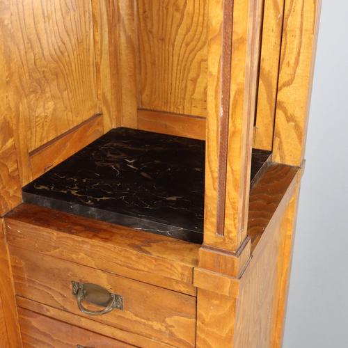 Brown Liberty Wardrobe in Oak with Mirror For Sale - Image 8 of 12