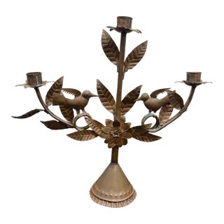 Mexican Copper Candleabra For Sale