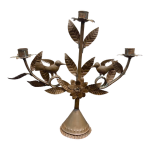 Mexican Copper Candleabra