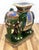 Ceramic Pair Vintage Chinese Asian Glazed Terracotta Elephant Garden Stool Table Benches For Sale - Image 7 of 18