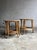 Wood Vintage Rattan Side Tables in the style of Rohé Noordwolde, Set of 2 For Sale - Image 7 of 10