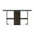 Steel base with glass top. Brand: Marmol Radziner. Original Price: $5000. Dimensions (in): 32W x 32D x 20H.