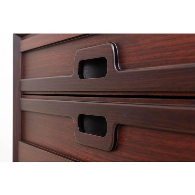 Bernini Italian Bedside Cabinets attributed to Bernini, Italy, 1965, Set of 2 For Sale - Image 4 of 13