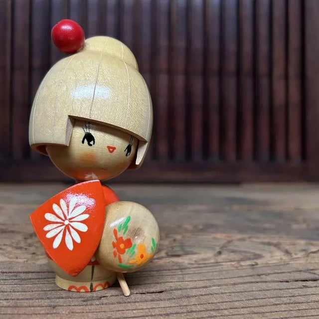 Vintage Kokeshi by Ishida Waichi, Japan, 1970s For Sale - Image 6 of 9