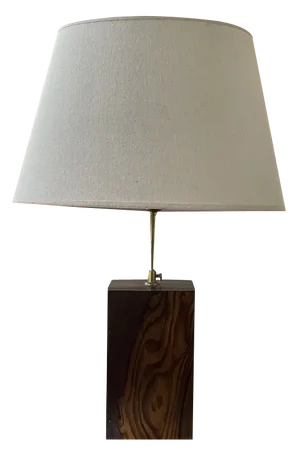 Wooden Table Lamp, 1950s