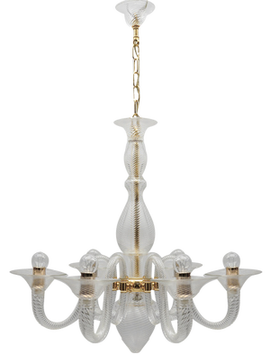 Murano Glass Chandelier from Barovier & Toso, Italy, 1990s