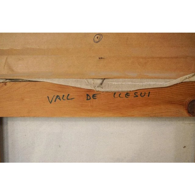 Llessui, Spain, 20th Century, Oil on Canvas Paintings, Framed, Set of 2 For Sale - Image 12 of 13