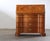 Brutalist Vintage Oak Fold Down Secretary Bureau in Style of Kjærnulf, 1960s For Sale - Image 3 of 18