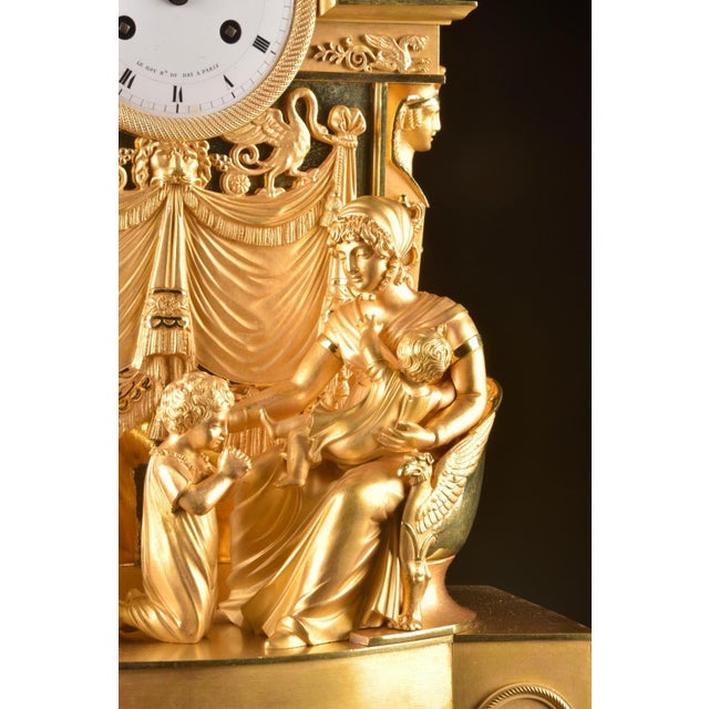 An exceptional early 19th-century French Empire mantel clock, dating to circa 1820 and attributed to the celebrated...