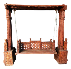 Antique Swing in Carved Wood, 1800