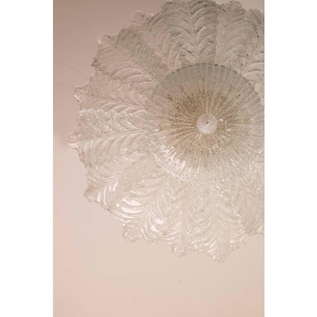 Transparent Napoli, Italian Murano Glass Ceiling Light or Flush Mount, 1970s For Sale - Image 8 of 12