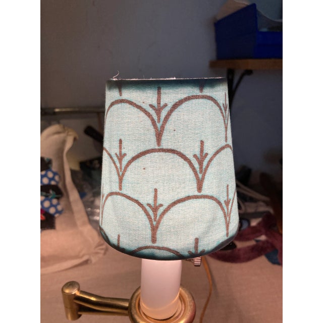 Fortuny Fortuny Fabric Chandelier Shade For Sale - Image 4 of 6