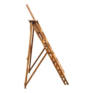 Foldable Library Staircase, France, 1950s For Sale
