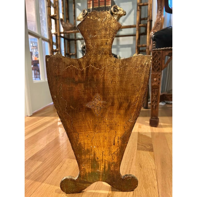 Mid 20th Century Italian Giltwood Florentine Magazine Holder For Sale In New Orleans - Image 6 of 11