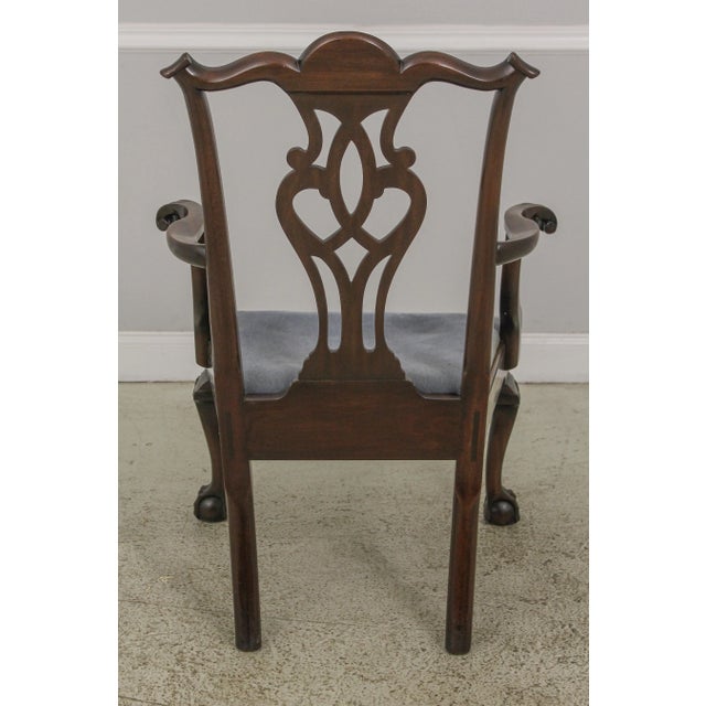 Kittinger Set of 6 Kittinger Balleroy Collection Chippendale Dining Chairs For Sale - Image 4 of 13