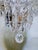 1960s Vintage Silver Rim Tiered Crystal Chandelier For Sale - Image 5 of 10