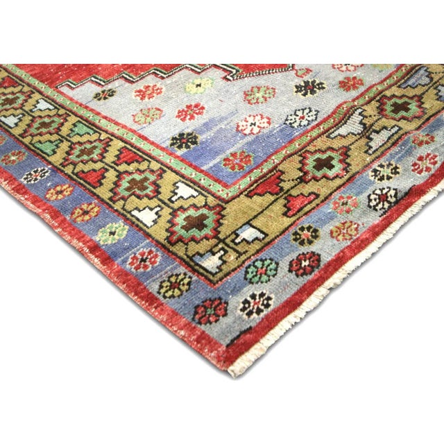 Illustration 1960s Turkish Oushak Rug For Sale - Image 3 of 7