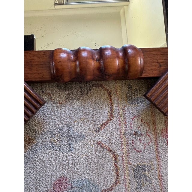 Wood Early 20th Century English Arts and Crafts Mirror For Sale - Image 7 of 7