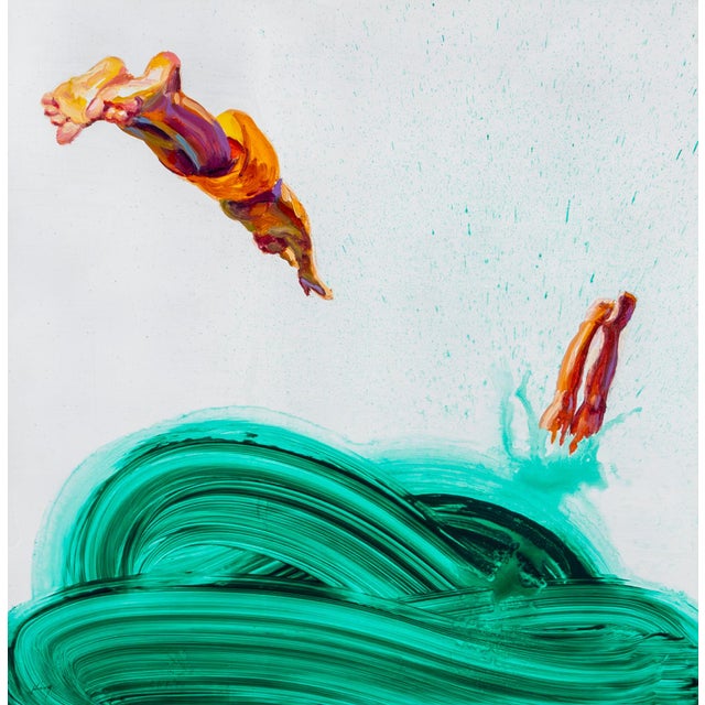 Dave King, Follow the Leaders, 2000s, Oil Painting on Aluminum Panel For Sale - Image 6 of 6